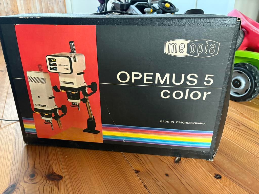 Meopta opemus 5 color dokaset, Ophalen, Gebruikt, Complete dokaset, Draagbaar