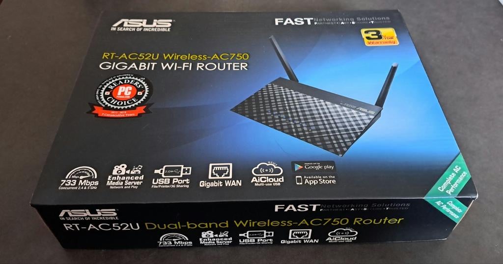 ASUS Router RT AC52U, Ophalen, Zo goed als nieuw