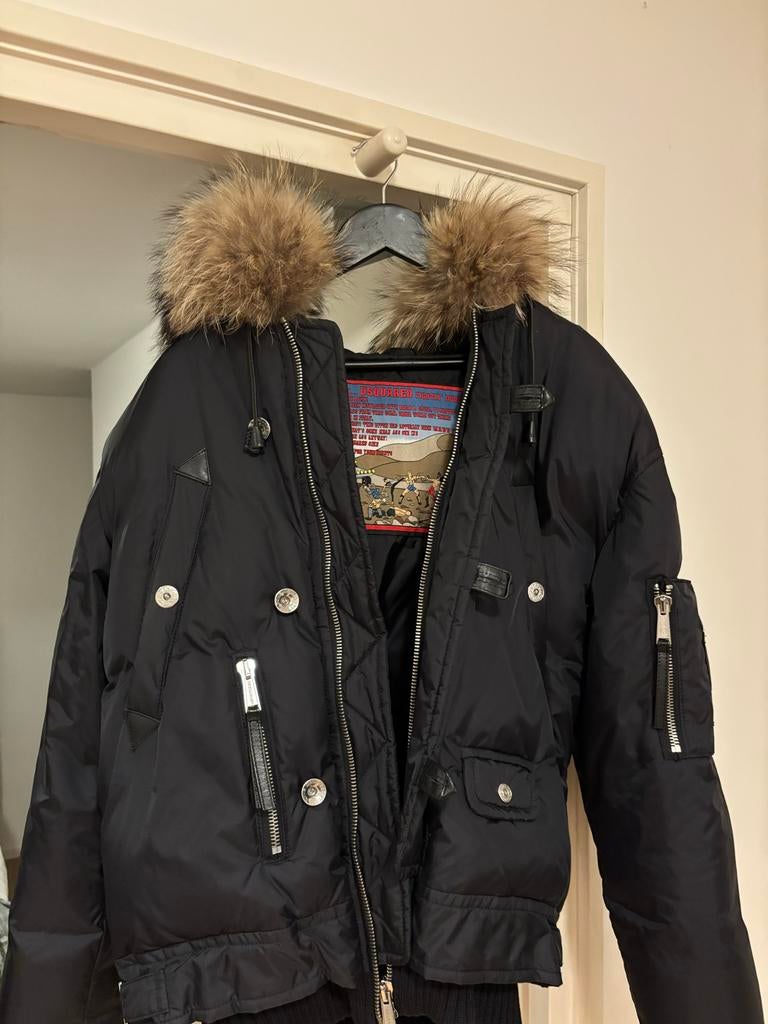 Dsquared2 Fighting Dudes Jas Maat 52 - Vintage 2008, Ophalen of Verzenden, Gedragen, Maat 52/54 (L)