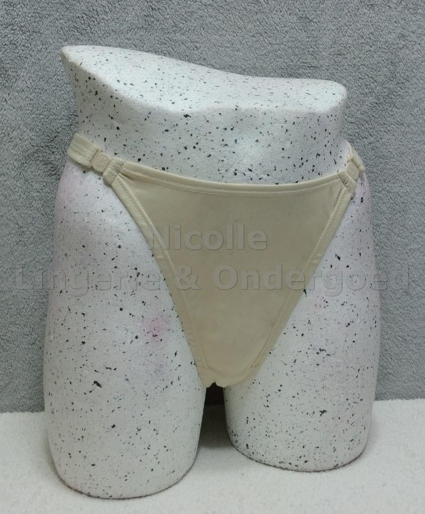 Stripper String Beige One Size (270), Kleding | Dames, Ondergoed en Lingerie, String, Beige, Ophalen of Verzenden