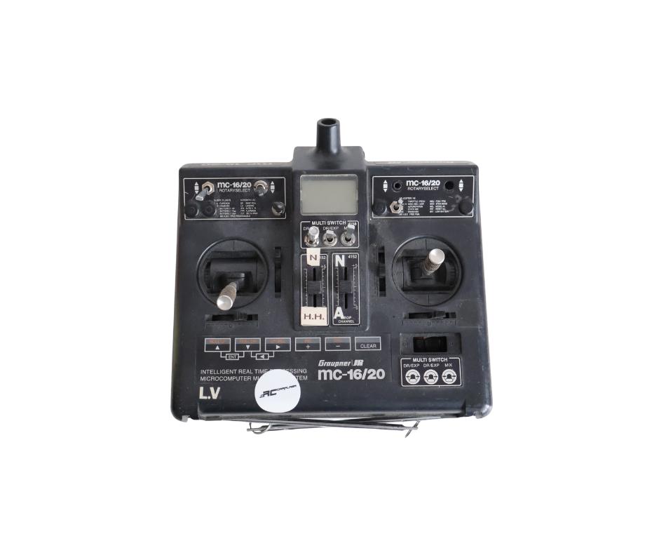 Graupner JR MC-16/20 zender voor onderdelen rc, Ophalen of Verzenden, Gebruikt, Overige schalen, Onderdeel