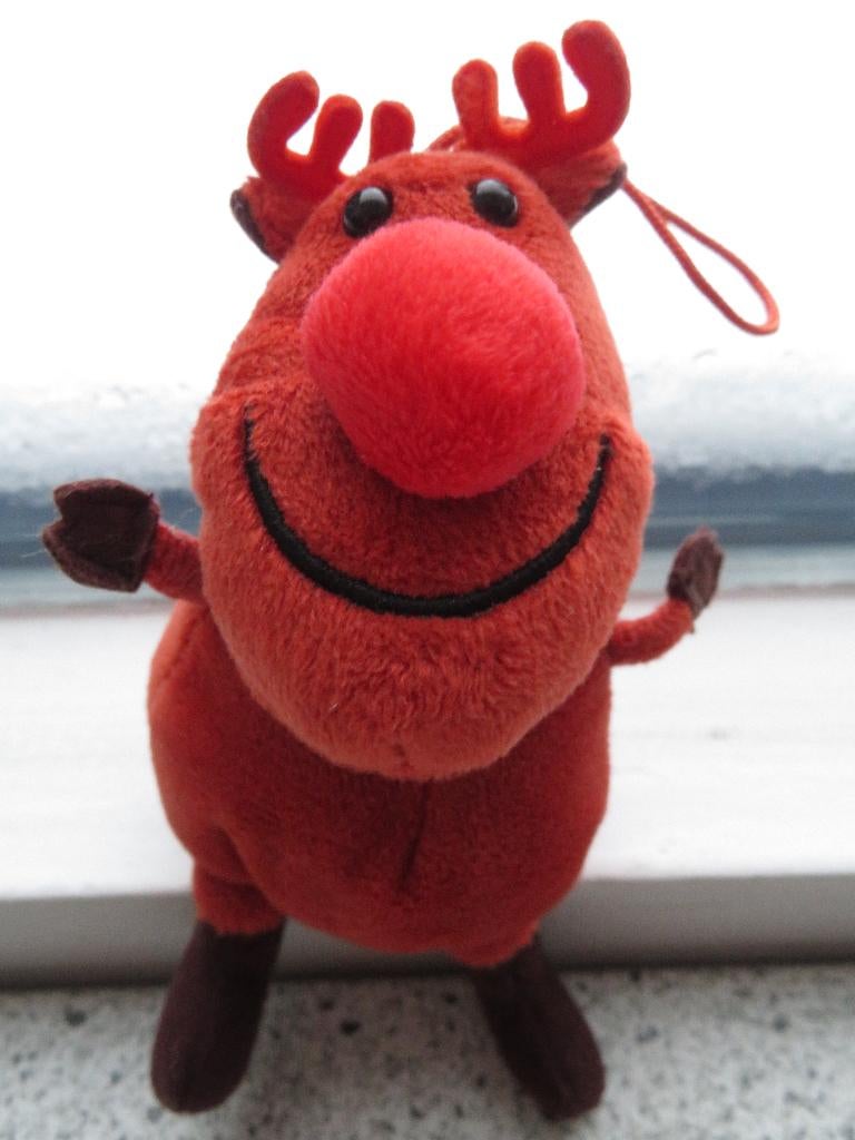 Rendier of eland Rudolf van AH Albert Heijn meet ca 14 cm, Ophalen of Verzenden, Zo goed als nieuw, Overige typen