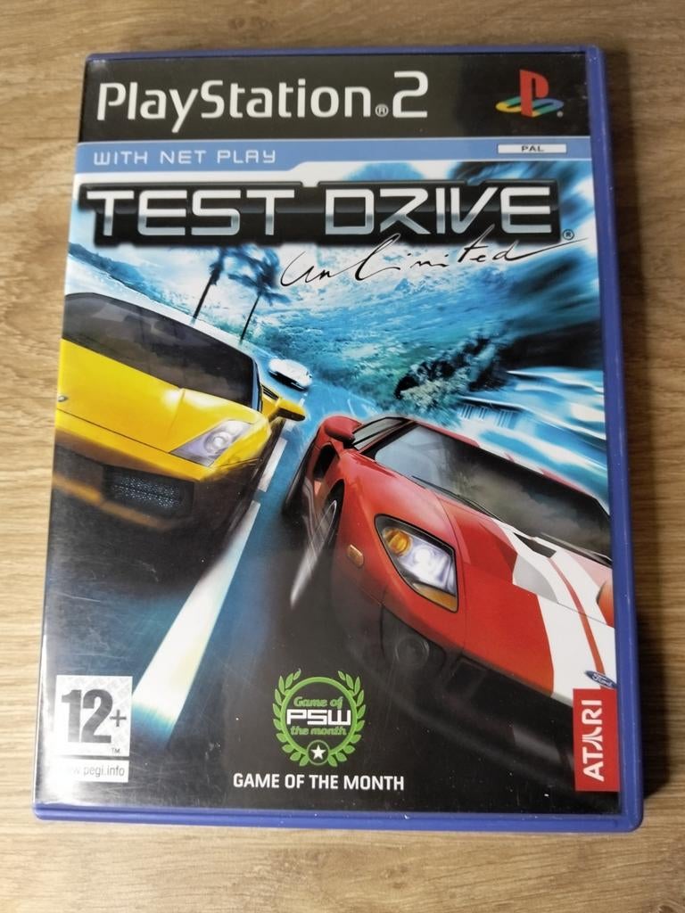 Test Drive Unlimited - PlayStation 2, Spelcomputers en Games, Online, Gebruikt, 1 speler, Racen en Vliegen