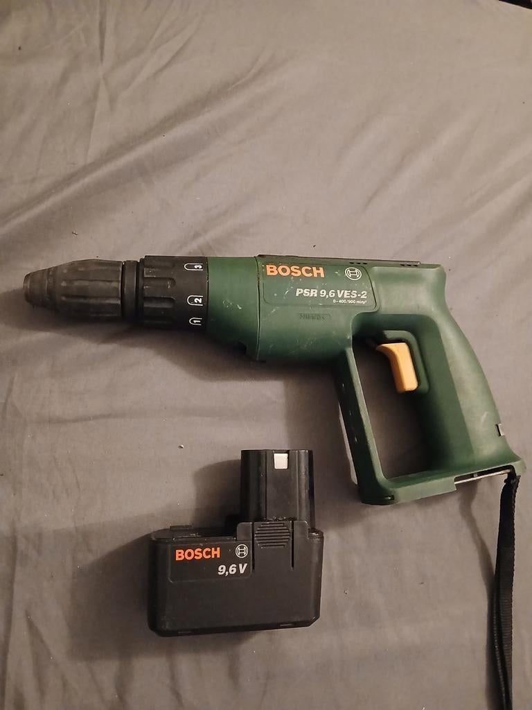 BOSCH psr 9,6 ves-2, Ophalen of Verzenden, Gebruikt, Boormachine