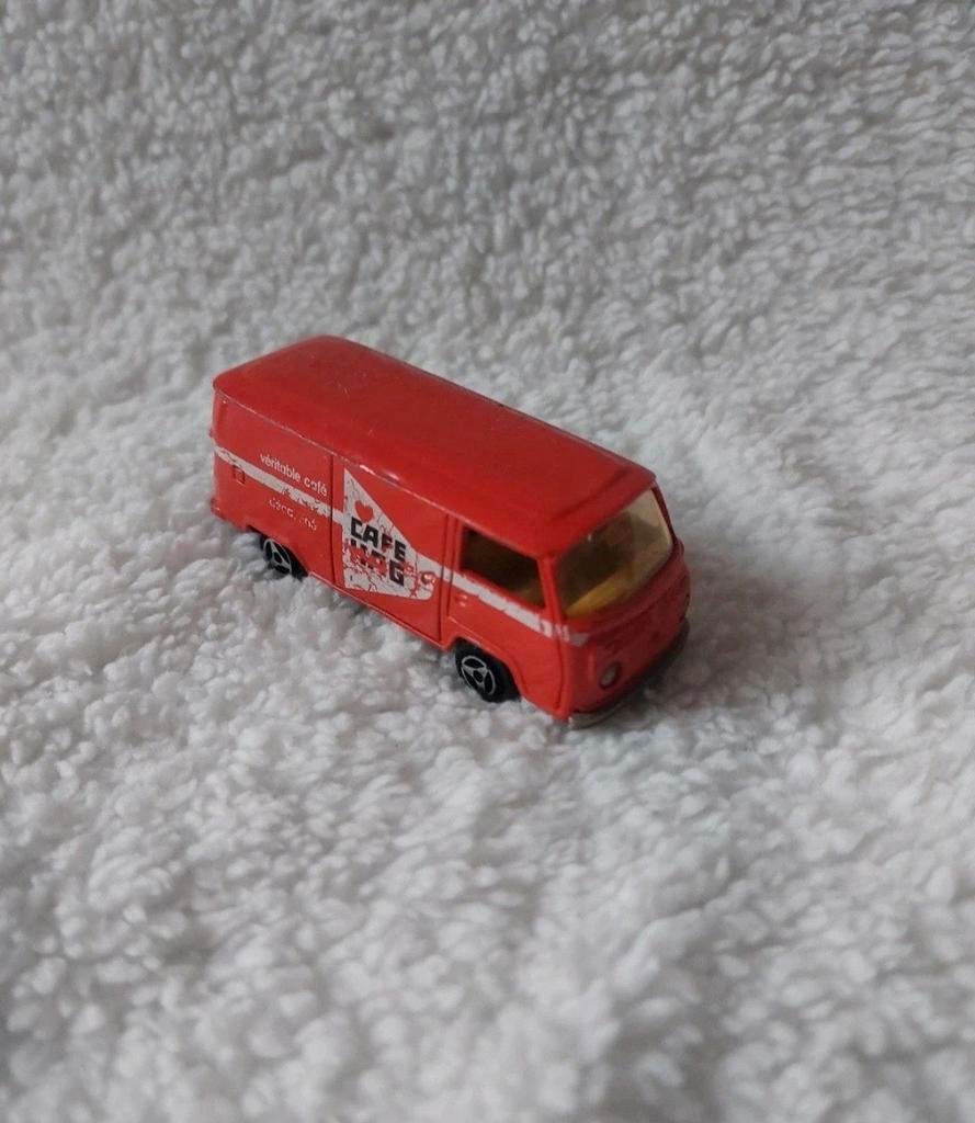 VW busje Majorette    Cafe Hag, Overige merken, Gebruikt, 1:50 of kleiner, Auto