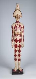 GEZOCHT: houten figuur / pop / harlekijn / pierrot / clown, Ophalen of Verzenden, Zo goed als nieuw