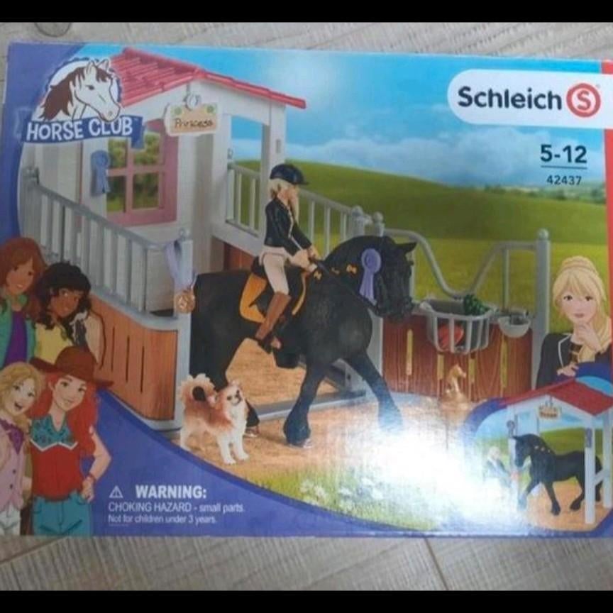Schleich paardenstal fries, Verzamelen, Dierenverzamelingen, Ophalen of Verzenden, Zo goed als nieuw