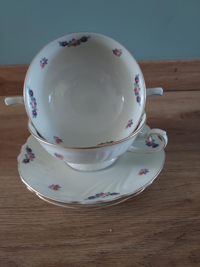 Thomas Bavaria Soepkommen met Schotels, Huis en Inrichting, Keuken | Servies, Gebruikt, Ophalen of Verzenden, Kom(men), Overige stijlen