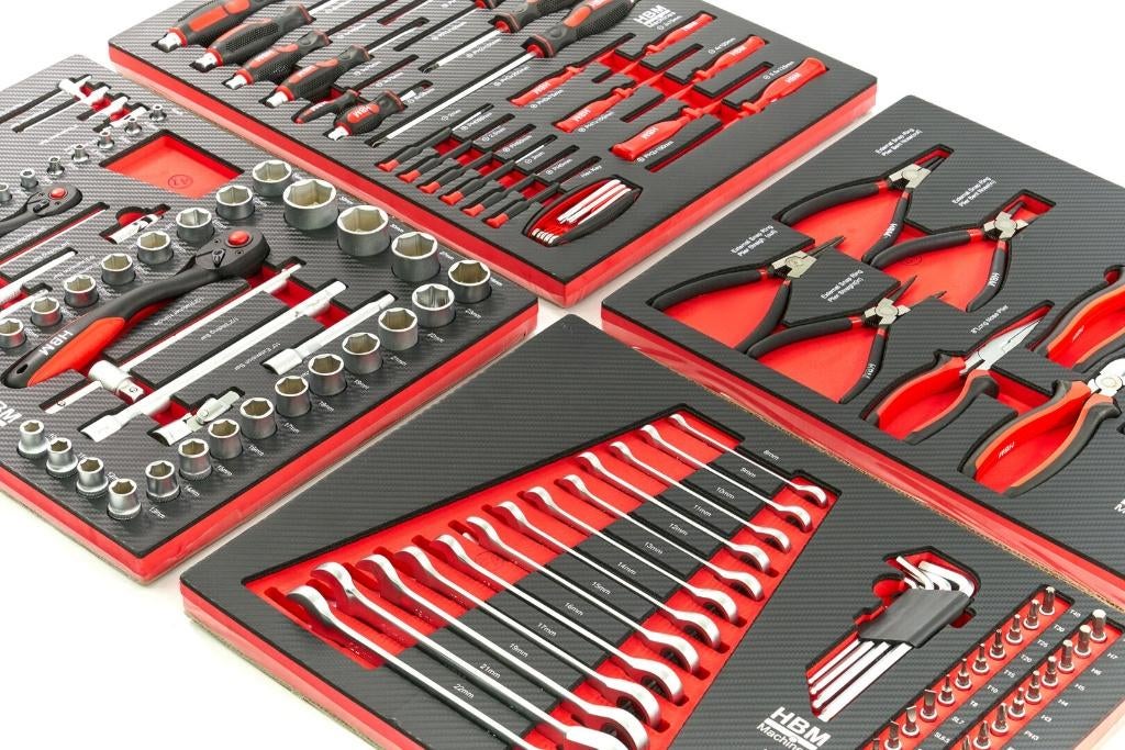 INLAY / VULLING Gereedschapswagen 4 laden (NIEUW), Auto diversen, Autogereedschap, Nieuw, Ophalen of Verzenden