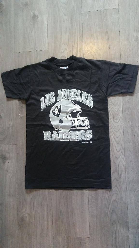 Los Angeles Raiders vintage 1990 NFL shirt t-shirt rare, Verzamelen, Sportartikelen en Voetbal, Ophalen of Verzenden, Gebruikt