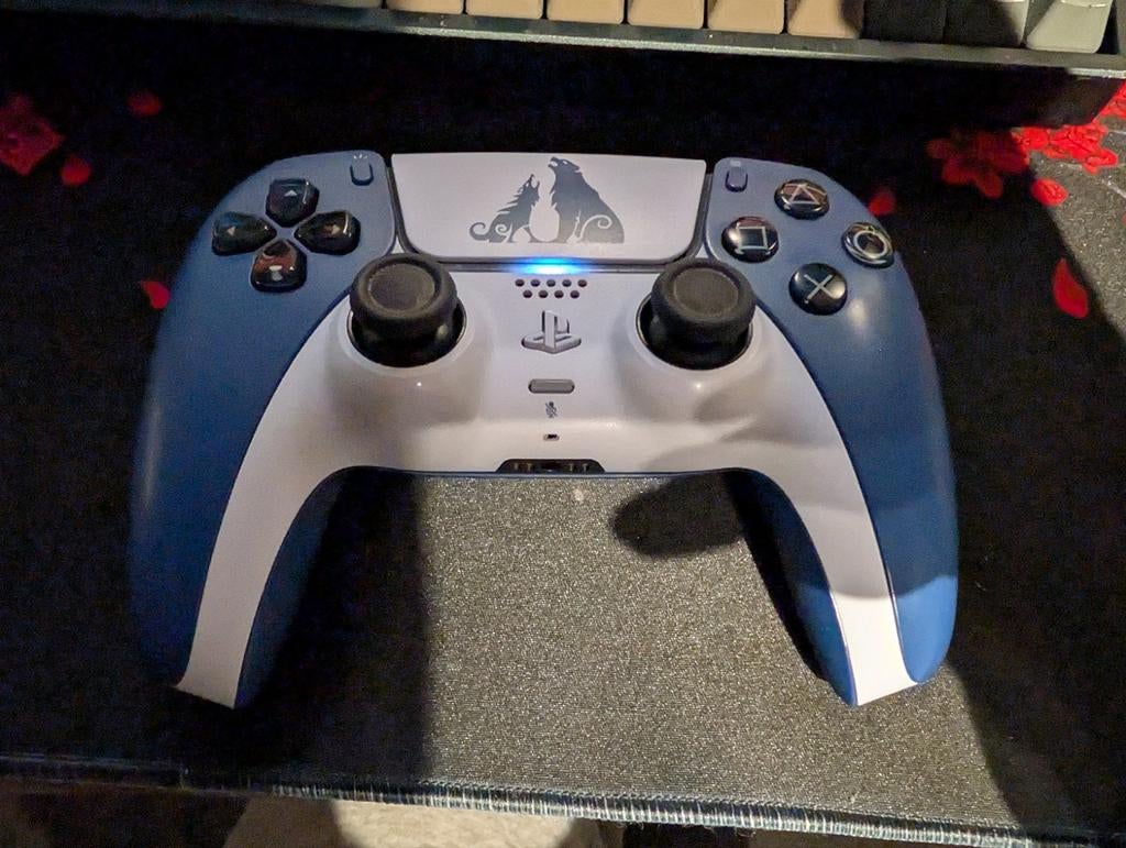 Playstation 5 controller God of War Ragnarok met tmr stick, Ophalen of Verzenden, Gebruikt, Met 1 controller, Original