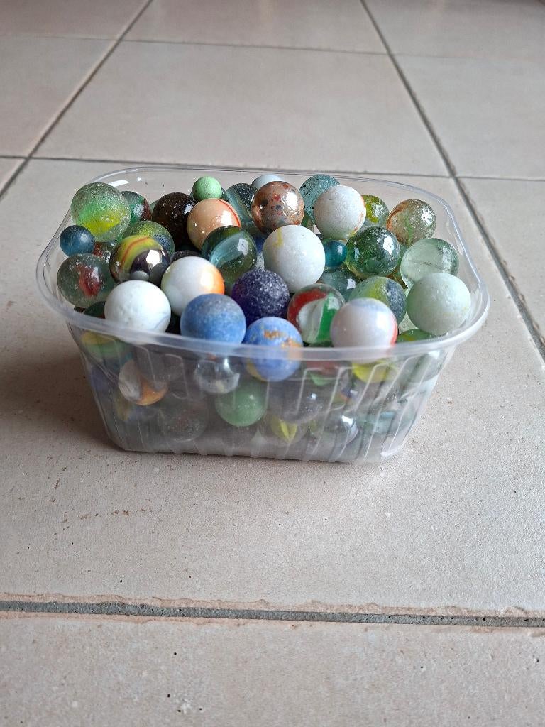 Knikkers, Kinderen en Baby's, Speelgoed | Buiten | Los speelgoed, Ophalen, Gebruikt