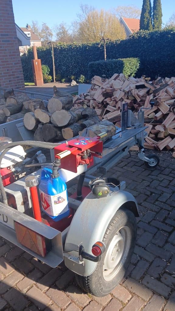 Komen wij ook jij u thuis kloven?, Tuin en Terras, Kloofmachines, Gebruikt, Liggend, Benzine, Ophalen of Verzenden