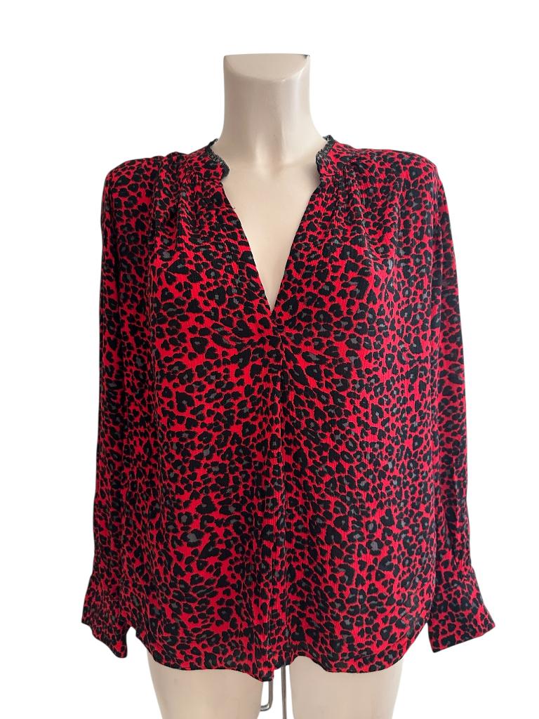 Zadig & Voltare blouse M, Schoudertasje, Zwart, Nieuw, Ophalen of Verzenden