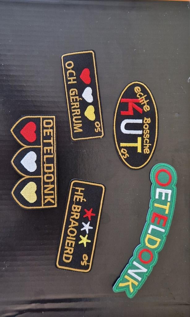 Oeteldonk Carnaval Patches - Nieuw, Ophalen of Verzenden, Nieuw, Carnaval, Accessoires