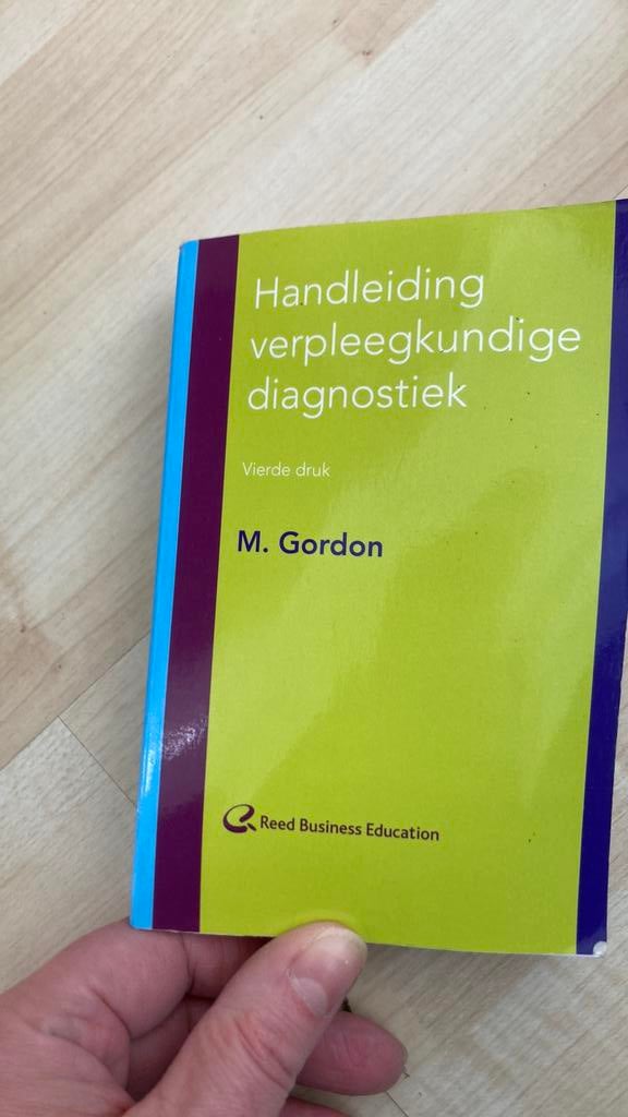 Marjory Gordon - Handleiding verpleegkundige diagnostiek, Sociale wetenschap, Ophalen of Verzenden, Zo goed als nieuw, Marjory Gordon