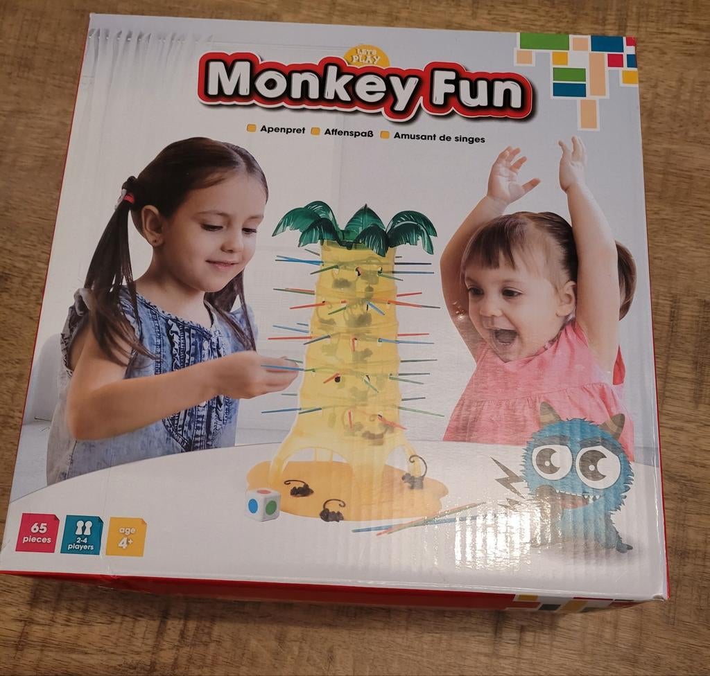 Monkey Fun spel, Drie of vier spelers, Ophalen of Verzenden, Nieuw, LITE PLAY