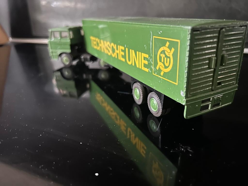 Lion Daf 2800 Technische Unie in doos, Ophalen of Verzenden, Zo goed als nieuw, Bus of Vrachtwagen, Lion Toys