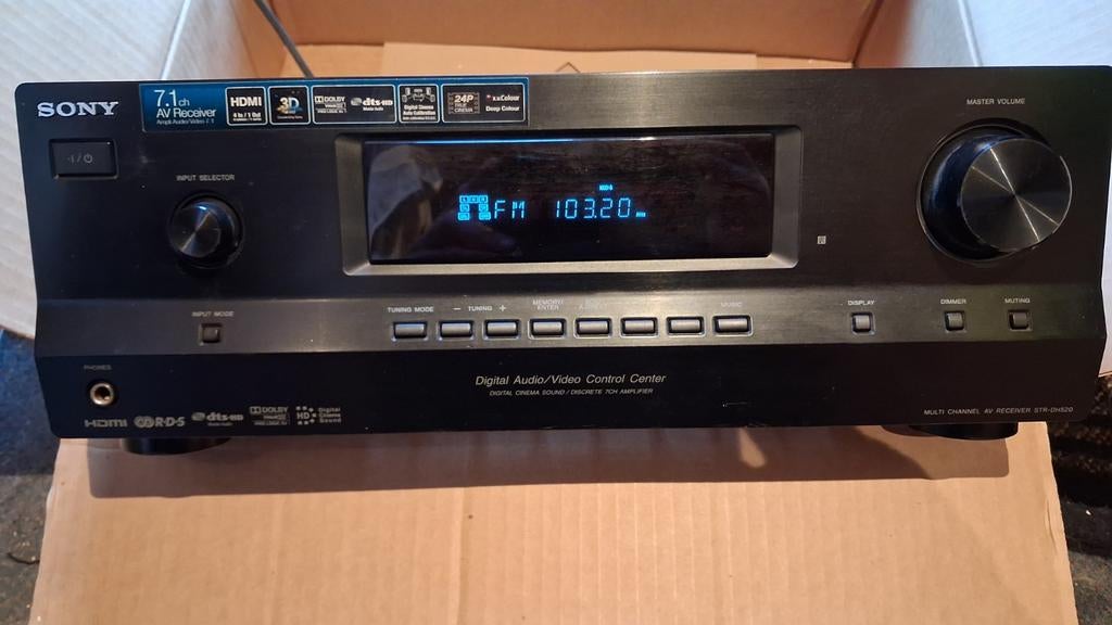 Sony STR-DH520 7.1 AV-Receiver - Uitstekende Conditie!, Ophalen of Verzenden, Zo goed als nieuw, Sony, 120 watt of meer