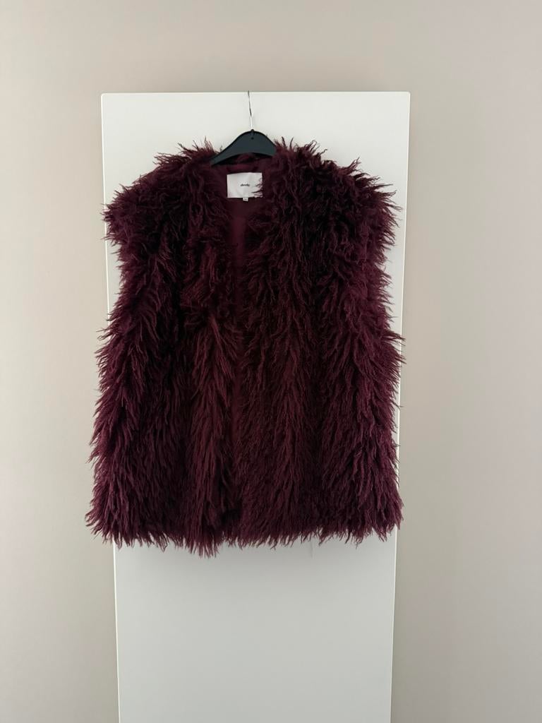 Shoeby Teddy gilet bordeaux, Ophalen of Verzenden, Zo goed als nieuw, Rood