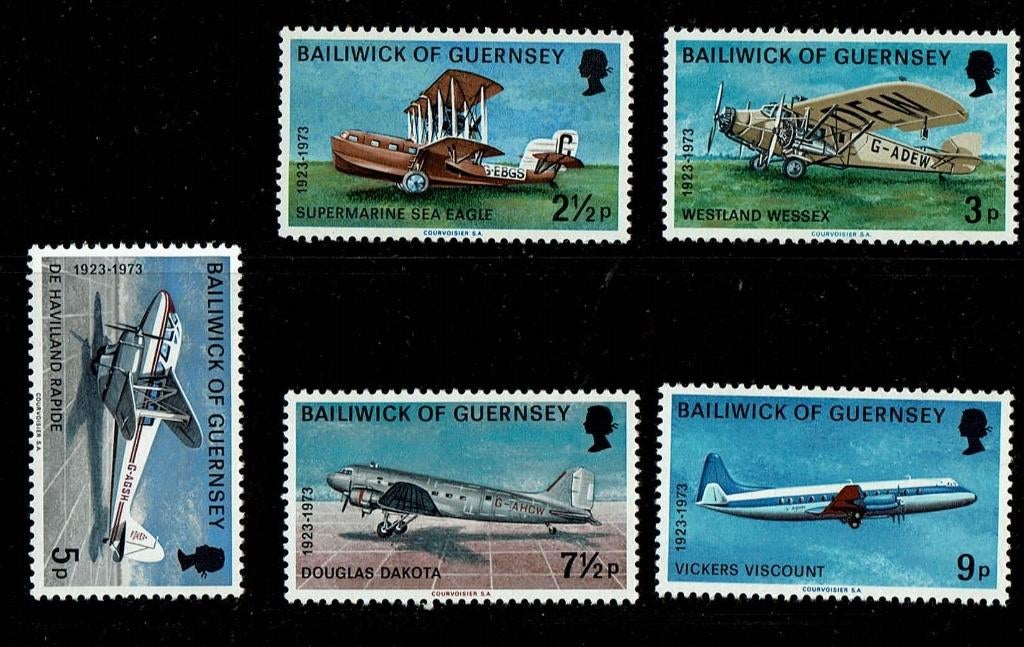 Guernsey michel 79-83 postfris, Verzenden, Postfris