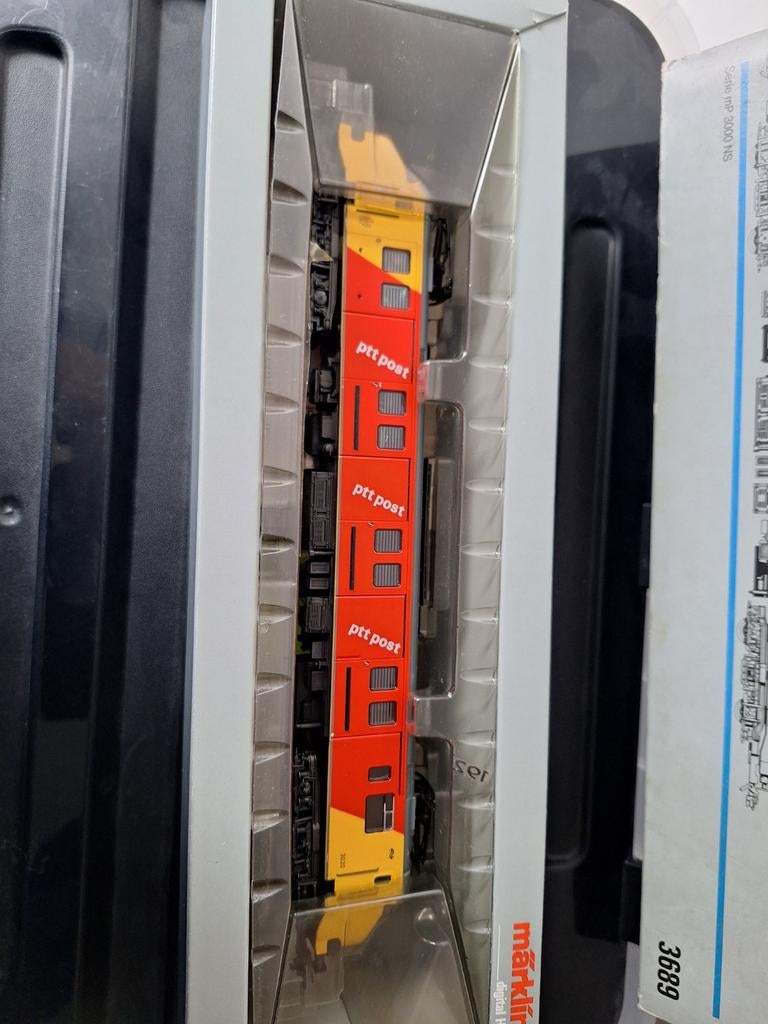 Märklin, HO Hondekop, PTT Post, Digitaal, Wisselstroom, Hobby en Vrije tijd, Modeltreinen | H0, Wisselstroom, Gebruikt, Locomotief