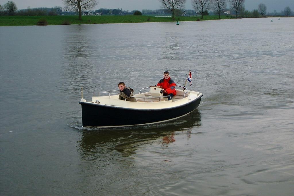 casco Eurosloep 550, Watersport en Boten, Sloepen, Gebruikt, 10 tot 30 pk, 3 tot 6 meter, Binnenboordmotor, Diesel, Staal, Ophalen