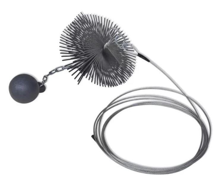 Schoorsteenborstel veegset Ø 15 20 25 cm GRATIS BEZORGD!, Ophalen of Verzenden