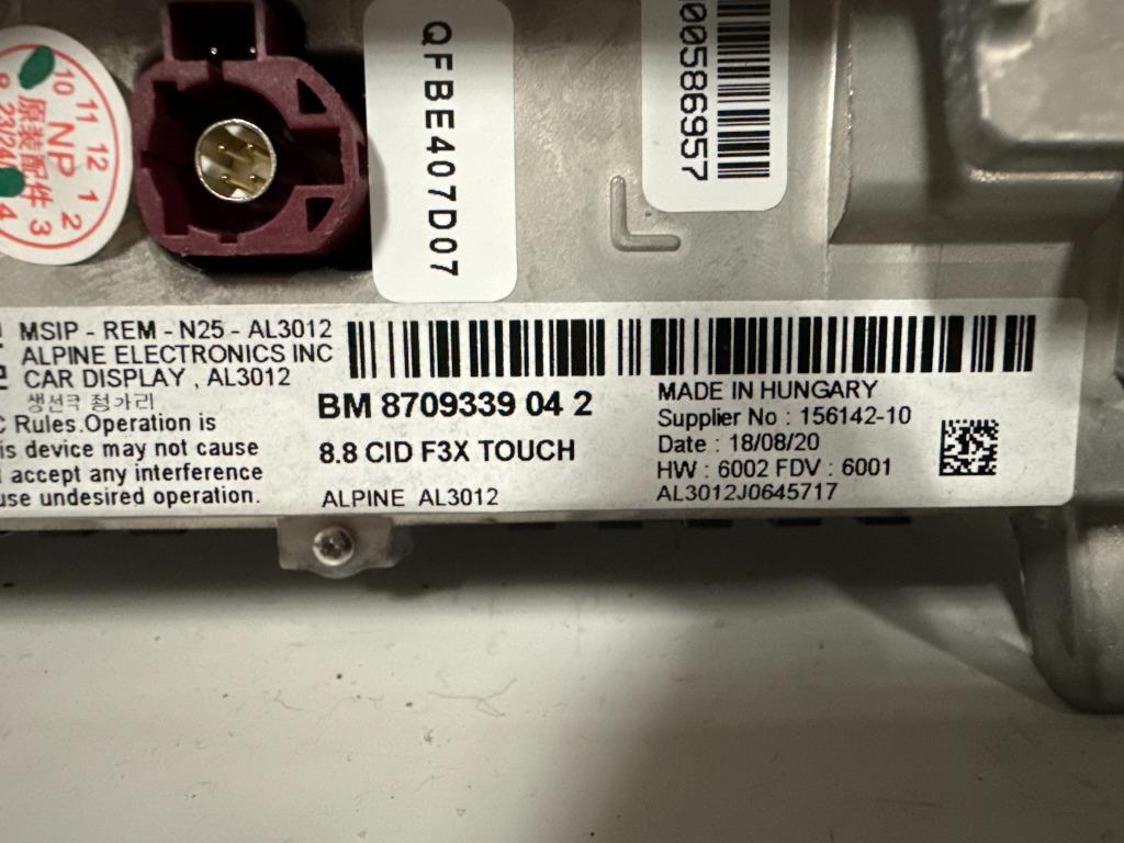 Beeldscherm BMW F30 Evo id6 Touch nieuw, Ophalen of Verzenden, Nieuw, BMW