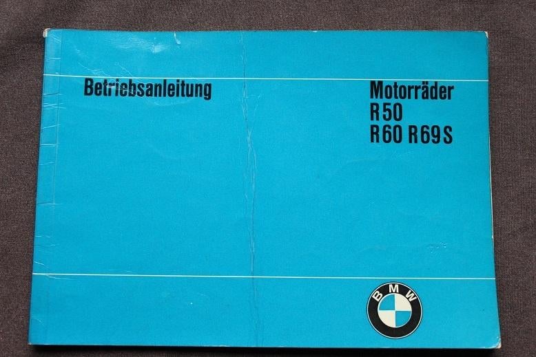 BMW R50 R60 R69 R69S 1965 motorrad betriebs anleitung, Motoren, Ophalen of Verzenden, BMW