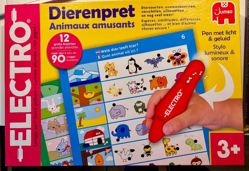 Electro dierenpret van spellenmerk Jumbo, Ophalen of Verzenden, Zo goed als nieuw, Ontdekken, Met licht