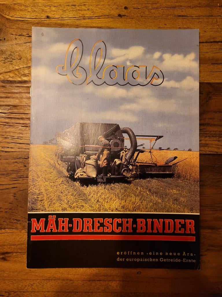 Tractor folder Claas Mäh dresch binder, Boeken, Catalogussen en Folders, Ophalen of Verzenden