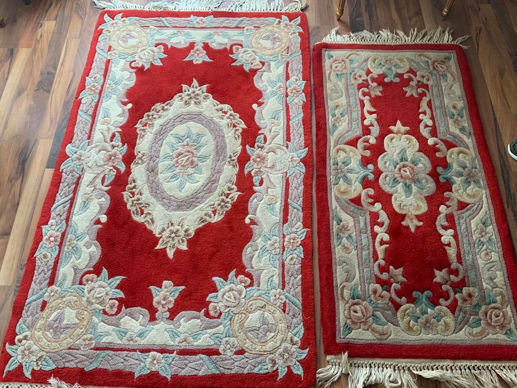 2fraaie perzische tapijtengaaf., Huis en Inrichting, Stoffering | Tapijten en Kleden, 100 tot 150 cm, Ophalen of Verzenden, Zo goed als nieuw