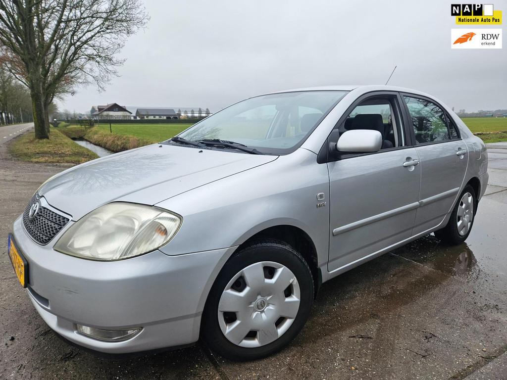 Toyota Corolla 1.6 VVT-i Linea Sol/ clima/ sedan/ 128.000 km, Voorwielaandrijving, 450 kg, Gebruikt, 4 cilinders