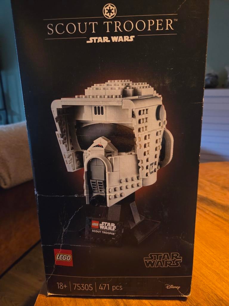 Lego Star Wars Scout Trooper Helm (75305), Ophalen of Verzenden, Gebruikt, Complete set, Lego