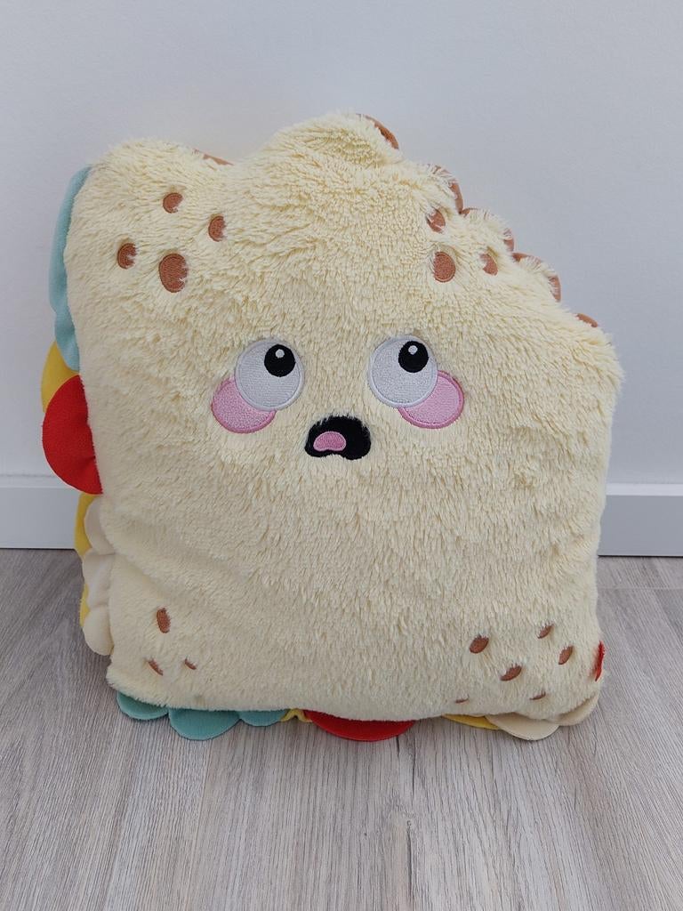 Knuffel Hema boterham tosti sandwich L1669, Ophalen of Verzenden, Zo goed als nieuw