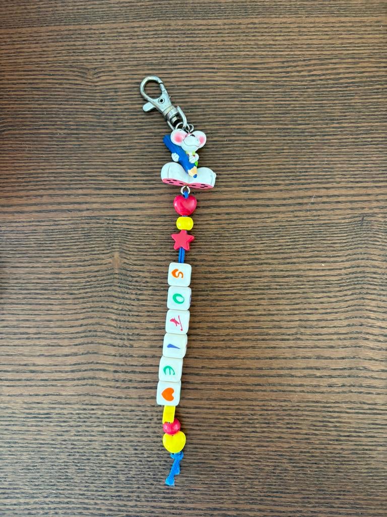 Diddl sleutelhanger naam Sofie, Ophalen of Verzenden, Diddl, Zo goed als nieuw, Overige typen