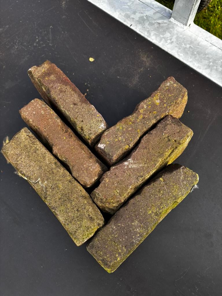 oude gebakken klikkers, Tuin en Terras, Grind, Keien en Split, Ophalen, Zo goed als nieuw