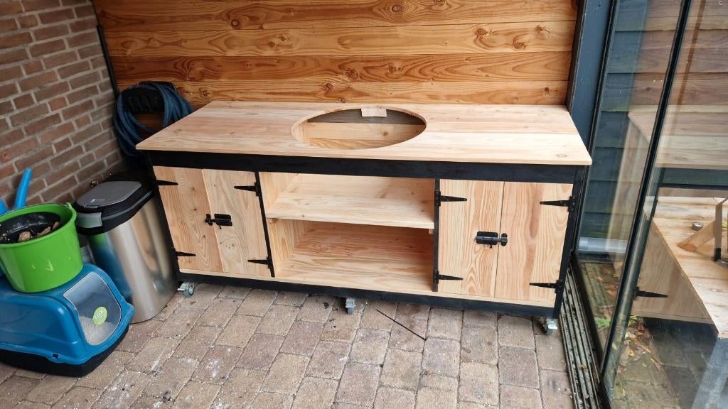 bbq meubel,kamado,bastard,urban,egg,weber,buitenkeuken,grill, Ophalen of Verzenden, Nieuw