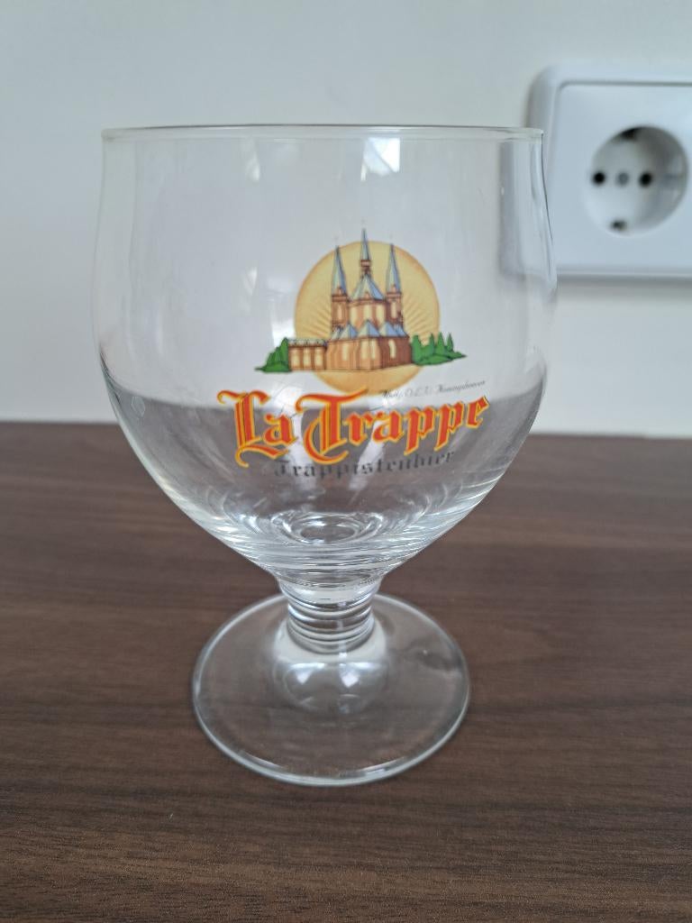 Vintage La Trappe bierglas, Verzamelen, Biermerken, Ophalen of Verzenden, Zo goed als nieuw, Glas of Glazen, La Trappe