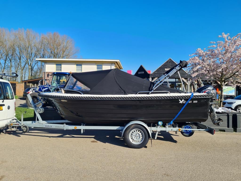Vidini 500 sloep (2023) met Suzuki 20 pk + trailer, Watersport en Boten, Ophalen