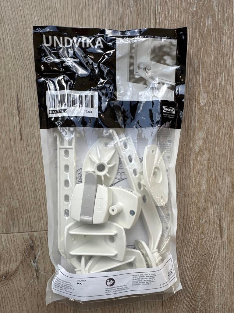 IKEA UNDVIKA Veiligheidsvergrendeling (2 stuks), Huis en Inrichting, Stoffering | Behang, Ophalen of Verzenden, Wit