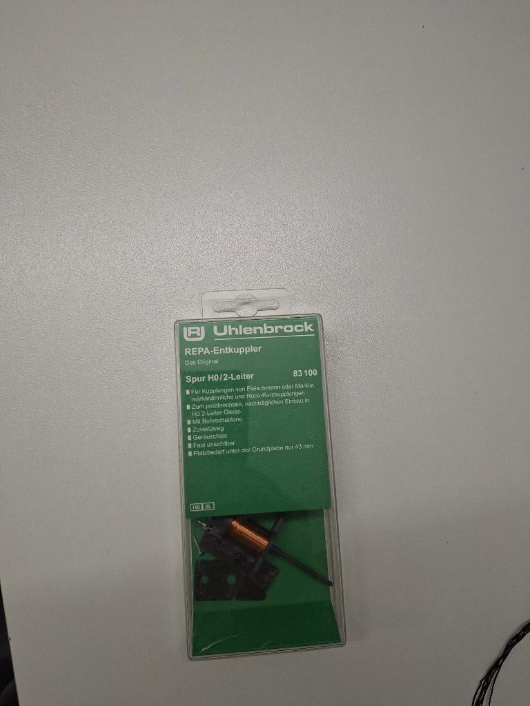 Uhlenbrock ontkoppelaar, Hobby en Vrije tijd, Overige merken, Gelijkstroom, Nieuw, Rails