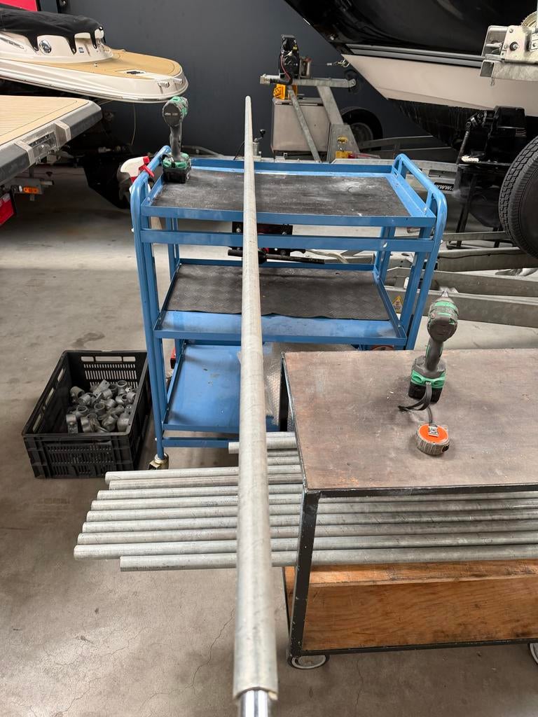 Steigerbuis met koppelingen, ruim 30 meter, Ophalen, Gebruikt, Overige typen, 2 tot 5 meter