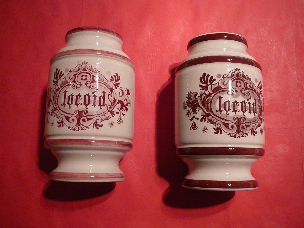 2 potten, 't Delftsche Huys, locoid, Antiek en Kunst, Ophalen of Verzenden