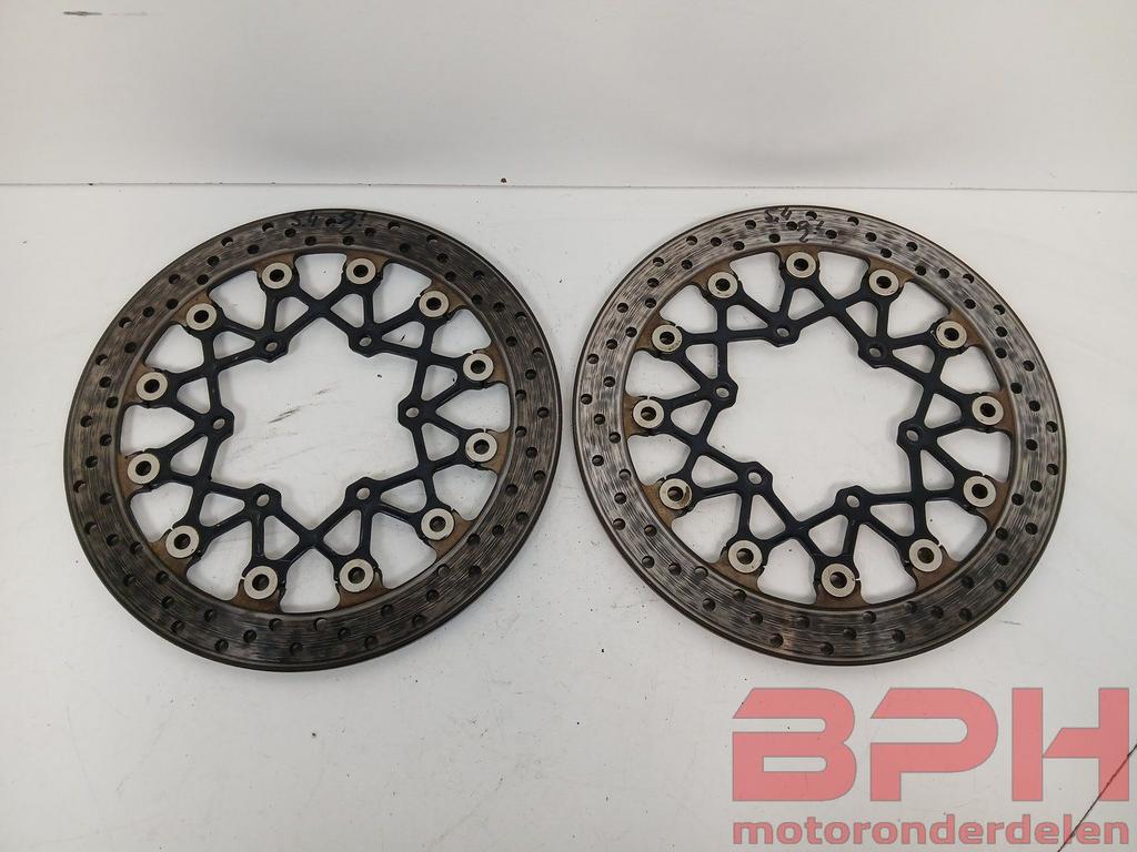 Remschijven Suzuki GSX-R 1000 K9 L0 L1 L2 L3 L4 L5 L6 2009 t, Motoren, Gebruikt, -, -, Ophalen of Verzenden