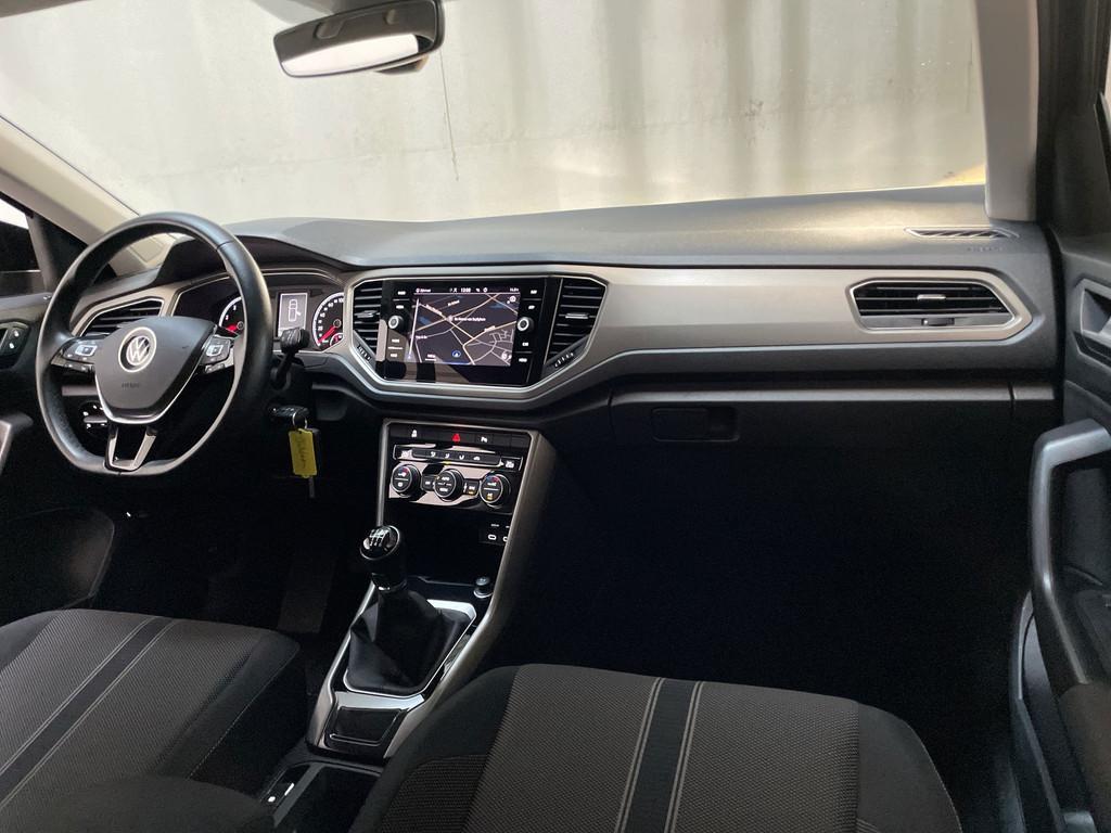 Volkswagen T-Roc 1.0 TSI Style Business Camera Navigatie DAB, Voorwielaandrijving, Stof, Gebruikt, Met garantie (alle)