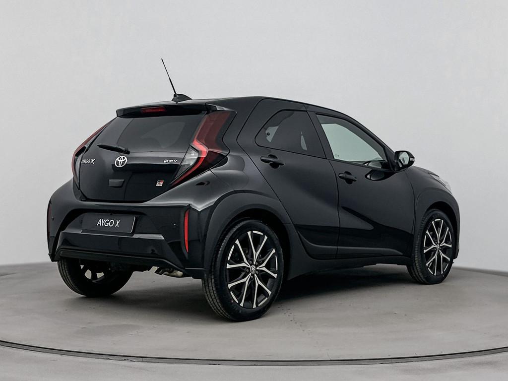 Toyota Aygo X Hybrid 115 GR Sport | NIEUW & SNEL LEVERBAAR |, Zwart, 4 stoelen, Zwart, 1490 cc