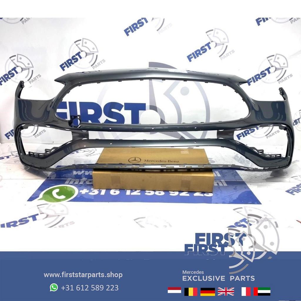W206 AMG VOORBUMPER 2021-2024 GRIJS Mercedes C Klasse origin, Gebruikt, -, Voor, Ophalen of Verzenden