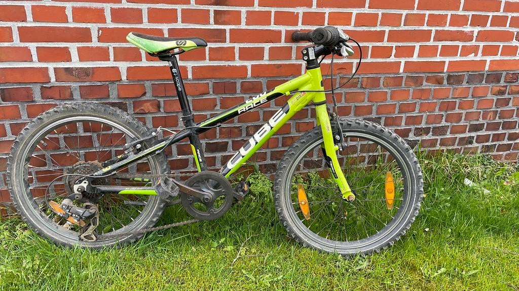 Cube 200 race kinder mtb 20inch, Fietsen en Brommers, Ophalen, Gebruikt, Aluminium, V-brakes